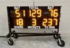Cricket Scoreboards: Top-Quality Scoreboard, $ 3,053