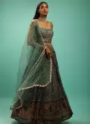 Stunning Green Lehenga at Best Discounted Prices, $ 75