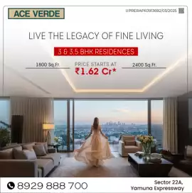 Discover ACE VERDE Luxury Living at Yamuna Express, Noida
