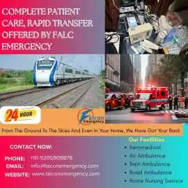 Take Falc Emergency Train Ambulance in Patna, Patna
