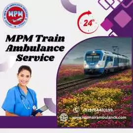 Use MPM Train Ambulance Service in Varanasi , Varanasi