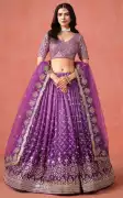 Purple Lehenga for Weddings with Exciting Discount, $ 75