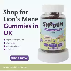 Benifits of Lion's Mane Mushroom Gummies - Shruum, £ 14
