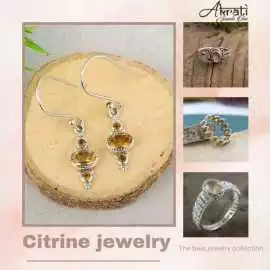 Akrati Jewels Inc. – Wholesale Citrine Stone Jewel, ps 399