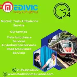 Medivic Train Ambulance transfers patients from on, Siliguri