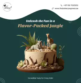 Wild One's Safari Sweet Treat | The Bakery, Dubai
