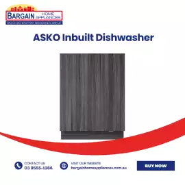 Get Sparkling Clean Every Time with ASKO Inbuilt D, $ 319