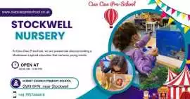 Stockwell nursery open term time for ages 2- 4 yrs