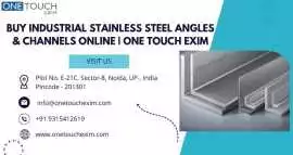 Buy Industrial STAINLESS STEEL ANGLES & CHANNE, Noida