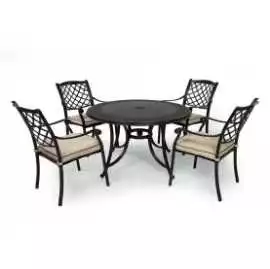 Elegant Cast Aluminium Outdoor Dining Set , Clayton North
