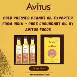 Cold Pressed Peanut Oil Exporter from India – Pure, Gandhinagar