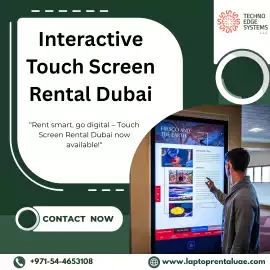 Contact Us 054-4653108 for Dubai Touch Screen Rent, Dubai