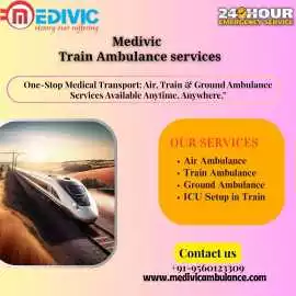 Safest service provides by Medivic train ambulance, Patna