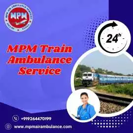 Book MPM Train Ambulance Service in Delhi, Delhi