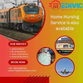 Book Medivic Aviation Train Ambulance In Varanasi, Varanasi