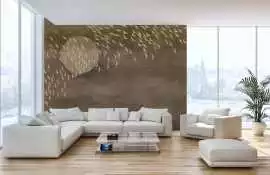 Golden Sky Wallpaper – Elegant & Modern Design, $ 129