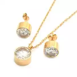 Luxury Zirconia Wedding Jewelry Set for Women , New York