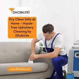 Dry Clean Sofa at Home – Easy Care with DhobiLite , Noida