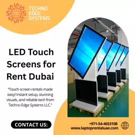 LED Touch Screens: Easy to Install and Use, Dubai