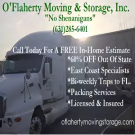 O'flaherty Moving & Storage Inc, Ronkonkoma