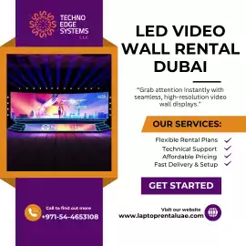Short-Term LED Wall Rental Dubai Solutions, Dubai