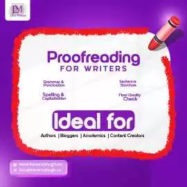 Professional Proofreading Services for Writers: By