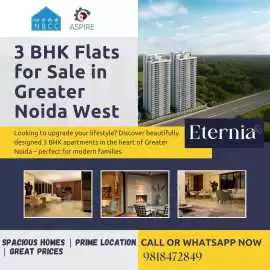 3 bhk flats for sale in greater noida, Noida