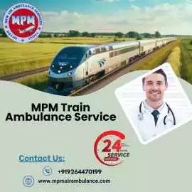 Book MPM Train Ambulance Service in Patna, Patna