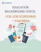 Education Background Check for Job Screening – PAN, New Delhi