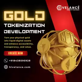 Gold Tokenization Development Services - Hivelance, Dubai