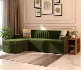 Everett Corner Sofa – Left-Aligned Design for Cozy, ₹ 49,898