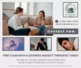 Find Calm With a Licensed Anxiety Therapist Today, Campbell