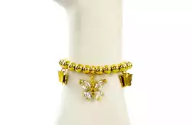Butterfly Adjustable Bracelet, $ 4