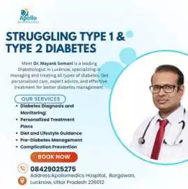 Dr. Mayank Somani - Best Diabetologist in lucknow, Lucknow