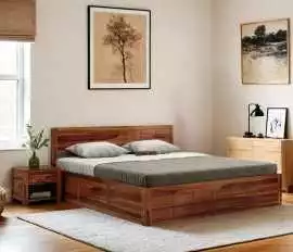 Buy Wooden Bed Online – Comfort & Elegance at , $ 36,989