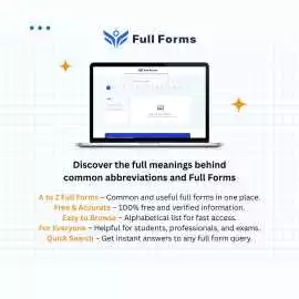 A to Z Alphabet Full Form – Know the Full Form of , Surat