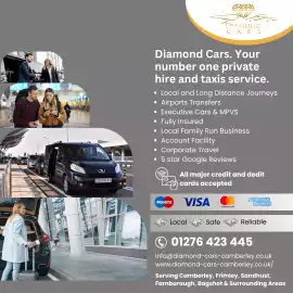 Get Moving with Reliable Camberley Cabs Today , Camberley