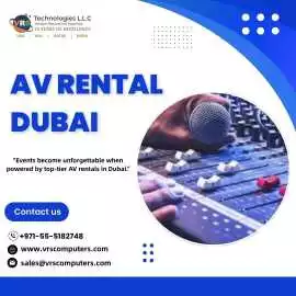 Affordable AV Rental Equipment in UAE – Best Price, Dubai