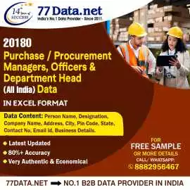 Download the List of Purchase Department Database, Delhi
