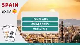 Travel with eSIM Spain from Airhub 