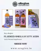 Buy oRegion Flaxseed Omega 3 Fatty Acids – 100% Na, Wardha