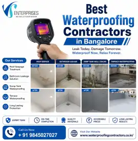 Best Waterproofing Contractors in Bangalore , Bengaluru