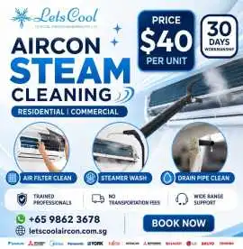 Aircon Steam Cleaning Singapore, ps 40