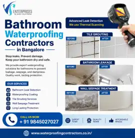 Bathroom Waterproofing Contractors in Bangalore, Bengaluru
