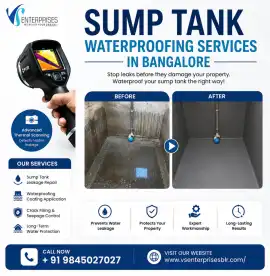 Sump Tank Waterproofing Services in Bangalore, Bengaluru