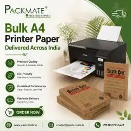 Bulk A4 Printer Paper Supply with Pan India, New Delhi