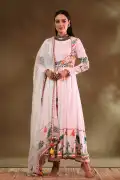 White Kainaat Anarkali set of 4, Rp 16,850