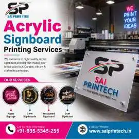 Acrylic Sign Board Near Me | Custom Acrylic Signs , Noida