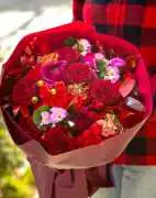 Red Rose Flower Bouquet | Fresh Romantic Roses, ps 0