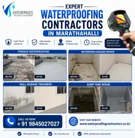 Expert Waterproofing Contractors in Marathahalli , Bengaluru